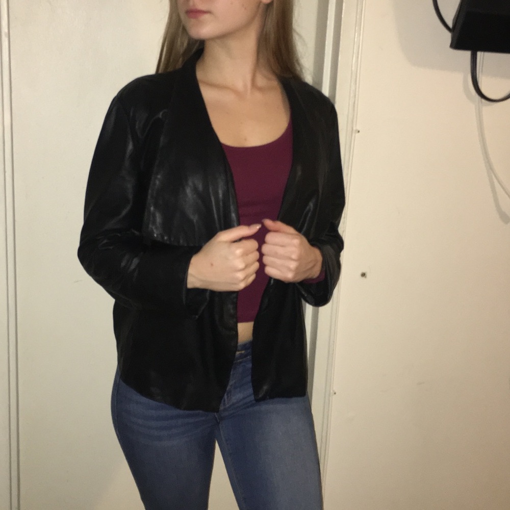 Leather jacket